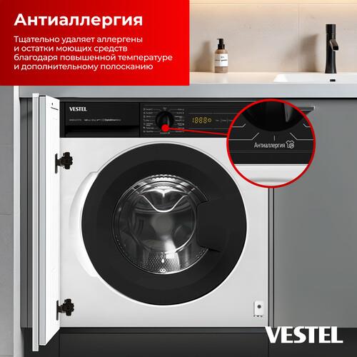 Встраиваемая стирально-сушильная машина Vestel WDB8514T2TIB