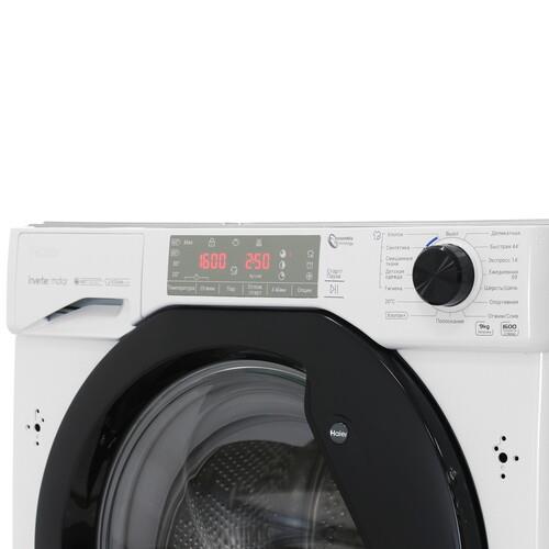 Встраиваемая стиральная машина Haier HWQ90B416FWB — дополнительный ракурс